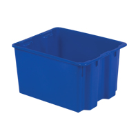 Polylewton Stack-N-Nest&reg; Containers, 12" x 21" x 17", Blue NRZ Safety Inc.