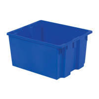 Polylewton Stack-N-Nest&reg; Containers, 13" x 24" x 20", Blue NRZ Safety Inc.
