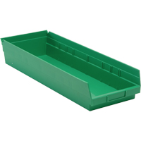 Bacs pour tablette, 8-3/8" la x 4" H x 23-5/8" p, Vert, Capacit&eacute; 50 lb NRZ Safety Inc.