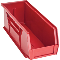 Ultra Stack & Hang Bin, 4-1/8" W x 4" H x 10-7/8" D, Red NRZ Safety Inc.