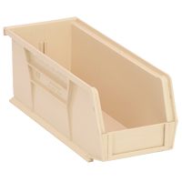 Ultra Stack & Hang Bin, 4-1/8" W x 4" H x 10-7/8" D, Ivory NRZ Safety Inc.