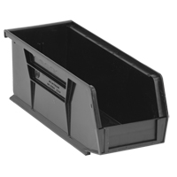 Ultra Stack & Hang Bin, 4-1/8" W x 4" H x 10-7/8" D, Black NRZ Safety Inc.