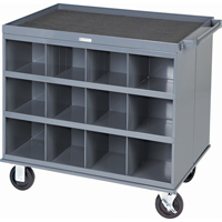 Postes/chariots de travail robustes &agrave; 2 c&ocirc;t&eacute;s, 1000 lb Capacit&eacute;, 34" x la, 32" x ha, 24" p, Enti&egrave;rement soud&eacute; NRZ Safety Inc.
