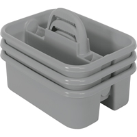 BOITE RANGEMENT,OUTILS,18 1/4X13 3/4X8 3/4,GRIS, 8-3/4" x 13-3/8" x 13-3/8", Gris NRZ Safety Inc.