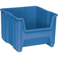 Giant Stacking Containers, 16.5" W x 17.5" D x 12.5" H, Blue NRZ Safety Inc.
