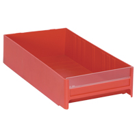 Cabinet Drawer, 5-5/8" W x 11" D x 2-1/2" H, Red NRZ Safety Inc.