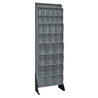 Tip-Out Bins Stand, 23-5/8" W x 8" D x 75" H, 36 Drawers NRZ Safety Inc.