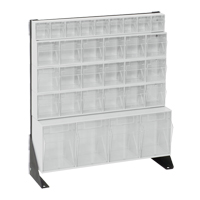 Tip-Out Bins Stand, 23-5/8" W x 8" D x 28" H, 31 Drawers NRZ Safety Inc.
