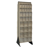 Tip-Out Bins Stand, 23-5/8" W x 16" D x 75" H, 72 Drawers NRZ Safety Inc.