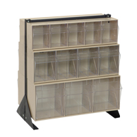 Tip-Out Bins Stand, 23-5/8" W x 16" D x 28" H, 24 Drawers NRZ Safety Inc.