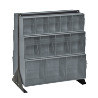Tip-Out Bins Stand, 23-5/8" W x 16" D x 28" H, 24 Drawers NRZ Safety Inc.