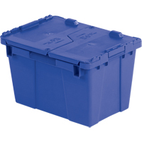 Flipak&reg; Polyethylene Plastic (PE) Distribution Containers, 15.2" x 10.9" x 9.7", Blue NRZ Safety Inc.