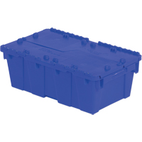 Flipak&reg; Polyethylene Plastic (PE) Distribution Containers, 19.7" x 11.8" x 7.3", Blue NRZ Safety Inc.