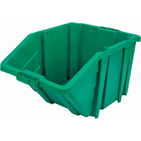 Bac g&eacute;ant en plastique, 15-1/2" la x 13" H x 25" p, Vert, Capacit&eacute; 200 lb NRZ Safety Inc.