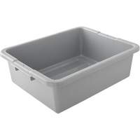 Undivided Bus/Utility Box, 7" H x 21.5" D x 17" L, Plastic, Grey NRZ Safety Inc.