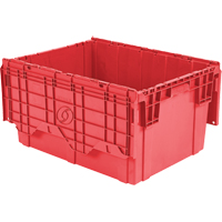 Flipak Polyethylene Plastic (PE) Distribution Containers, 27.9" x 20.9" x 15.2", Red NRZ Safety Inc.