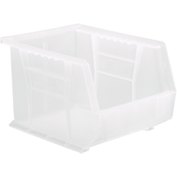 Bac transparent ultra empilable & suspendable, 8-1/4" la, 7" h x 10-3/4" p, Transparent NRZ Safety Inc.