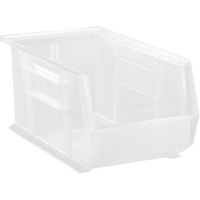 Clear-View Ultra Stack & Hang Bin, 8-1/4" W x 7" H x 14-3/4" D, Clear NRZ Safety Inc.
