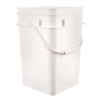 Square Pail, Plastic, 4.25 gal. NRZ Safety Inc.