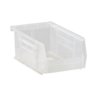 Ultra Stack & Hang Bin, 4-1/8" W x 3" H x 7-3/8" D, Clear NRZ Safety Inc.