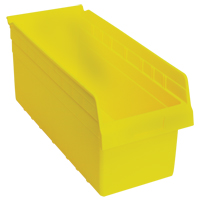Bacs pour &eacute;tag&egrave;re Store-Max, 8-3/8" la x 8" H x 17-7/8" p, Jaune, Capacit&eacute; 56 lb NRZ Safety Inc.