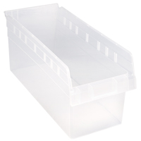 Bacs pour &eacute;tag&egrave;re Store-Max, 8-3/8" la x 8" H x 17-7/8" p, Transparent, Capacit&eacute; 56 lb NRZ Safety Inc.