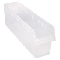 Bacs pour &eacute;tag&egrave;re Store-Max, 6-5/8" la x 8" H x 23-5/8" p, Transparent, Capacit&eacute; 68 lb NRZ Safety Inc.