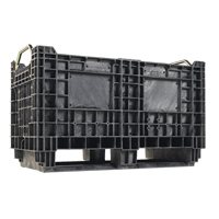 Heavy-Duty BulkTote&reg; Container, 30" L x 16" W x 19.2" H, Black NRZ Safety Inc.