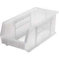 Ultra Stack & Hang Bin, 8-1/4" W x 7" H x 18" D, Clear NRZ Safety Inc.