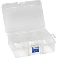 Boîte &agrave; compartiments en plastique, 4,75" la x 6,75" p x 2,25" h, 6 compartiments NRZ Safety Inc.