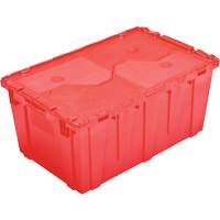 FP243C FliPak Nestable Tote, 26.9" x 16.9" x 12.1", Red NRZ Safety Inc.