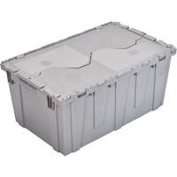 FP243C FliPak Nestable Tote, 26.9" x 16.9" x 12.1", Grey NRZ Safety Inc.