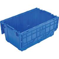 FP243C FliPak Nestable Tote, 26.9" x 16.9" x 12.1", Blue NRZ Safety Inc.