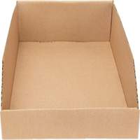 Deep Corrugated Parts Bins, 9-3/4" W x 17-1/4" D x 4-1/2" H, Beige NRZ Safety Inc.