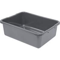 All-Purpose Ribbed-Bottom Storage Tub, 7" H x 15" D x 21" L, Plastic, Grey NRZ Safety Inc.