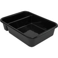 All-Purpose Compartmentalized Storage Tub, 7" H x 15" D x 20" L, Plastic, Black NRZ Safety Inc.