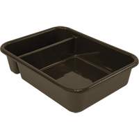 All-Purpose Compartmentalized Storage Tub, 5" H x 15" D x 20" L, Plastic, Brown NRZ Safety Inc.
