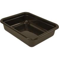 All-Purpose Flat-Bottom Storage Tub, 5" H x 17" D x 22" L, Plastic, Brown NRZ Safety Inc.