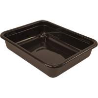 All-Purpose Flat-Bottom Storage Tub, 5" H x 15" D x 20" L, Plastic, Brown NRZ Safety Inc.