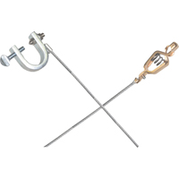 Light-Duty Bonding & Grounding Wire Assemblies - Alligator Clip & Small C-Clamps NRZ Safety Inc.