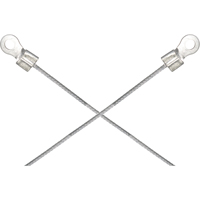 Light-Duty Bonding & Grounding Wire Assemblies - Two 1/4" Terminal Connectors NRZ Safety Inc.