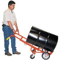 Ergonomic Drum Truck With Swivel Casters, Steel Construction, 55 - 85 US Gal. (45 - 70 Imperial Gal.) NRZ Safety Inc.