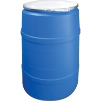 Polyethylene Drums, 55 US gal (45 imp. gal.), Open Top, Blue NRZ Safety Inc.