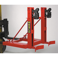 Manipulateurs de baril Gator Grip pour chariot &eacute;l&eacute;vateur, Pour 30 gal. US (25 gal. imp.) / 50 gal. US (41.6 gal. imp.) / 80 gal. US (66.6 gal. imp.) NRZ Safety Inc.