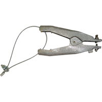 Static Grounding Clamp (GAT Series), Cast Aluminum Body Material, Stainless Steel Cup Point Material, 3 Points Configuration, 1-1/4" Max. Opening NRZ Safety Inc.