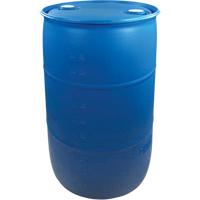 Polyethylene Drums, 55 US gal (45 imp. gal.), Closed Top, Blue NRZ Safety Inc.