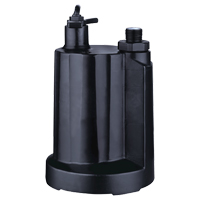Submersible Utility Pump, 1/3 HP, 2160 GPH, 115 V, 4 A NRZ Safety Inc.