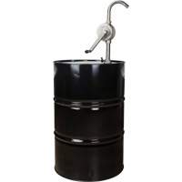 Pompe rotative pour baril, Acier inoxydable, Pour capacit&eacute; 55 gal., 12 oz/course NRZ Safety Inc.