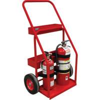 Chariot de prevention d'incendie pour travaux &agrave; chaud, Roues Semi-pneumatique, Base de 17,75" la x 8,9" lo, 100 lb NRZ Safety Inc.