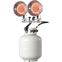 Double Tank-Top Heater, Radiant Heat, Propane, 30000 BTU/H NRZ Safety Inc.